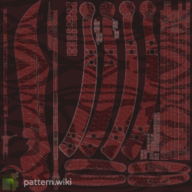 Butterfly Knife Slaughter seed 408 pattern template