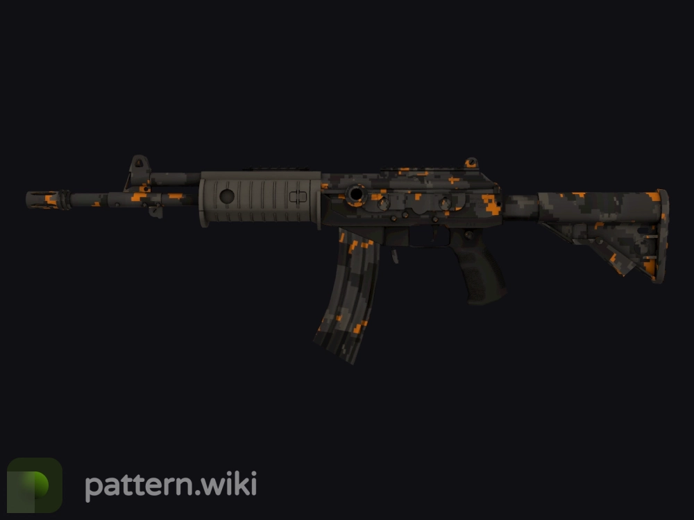 Galil AR Orange DDPAT seed 196