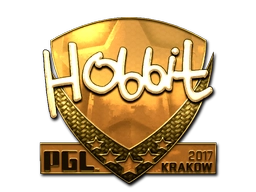 Sticker Hobbit (Gold) | Krakow 2017 preview