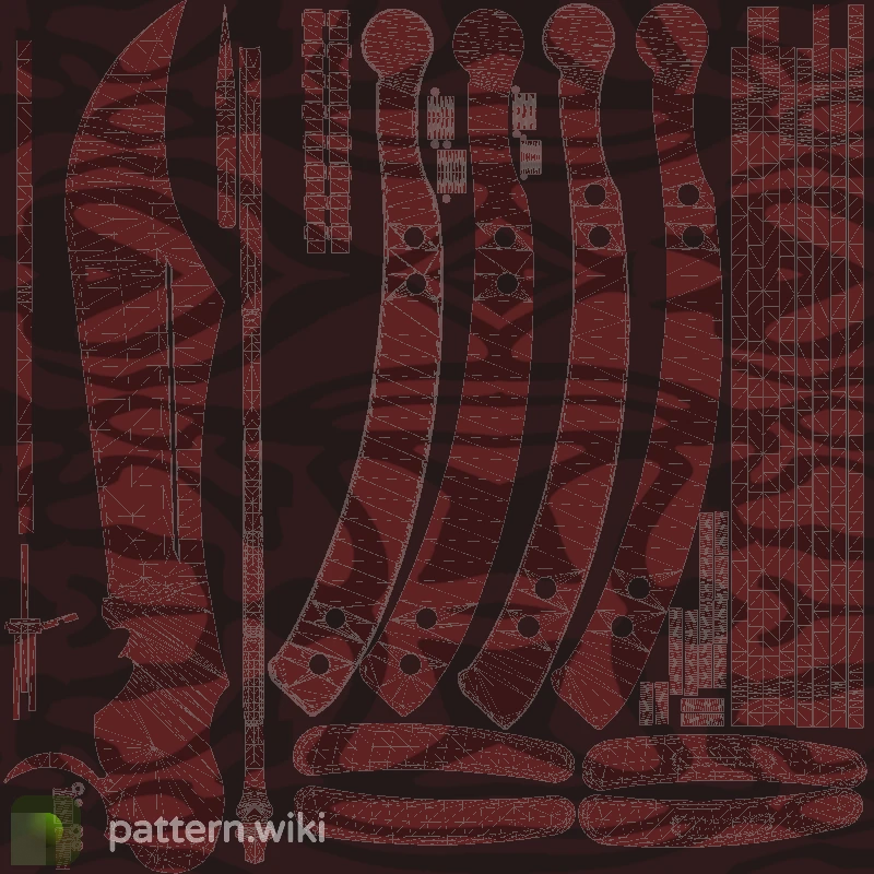 Butterfly Knife Slaughter seed 235 pattern template