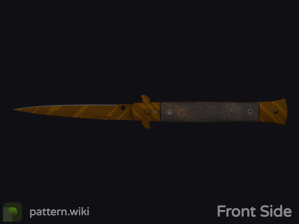 Stiletto Knife Tiger Tooth seed 630