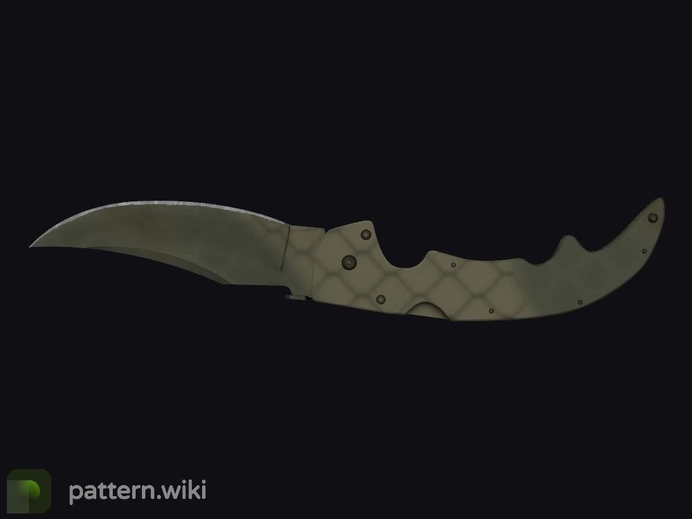 Falchion Knife Safari Mesh seed 975