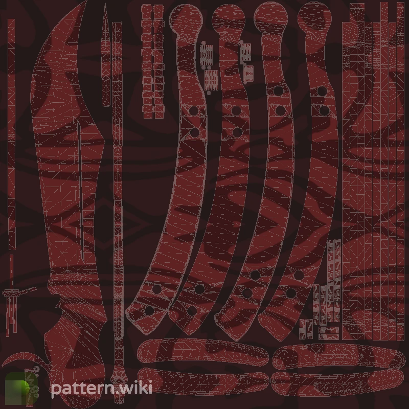 Butterfly Knife Slaughter seed 855 pattern template