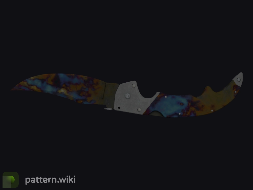 Falchion Knife Case Hardened seed 754