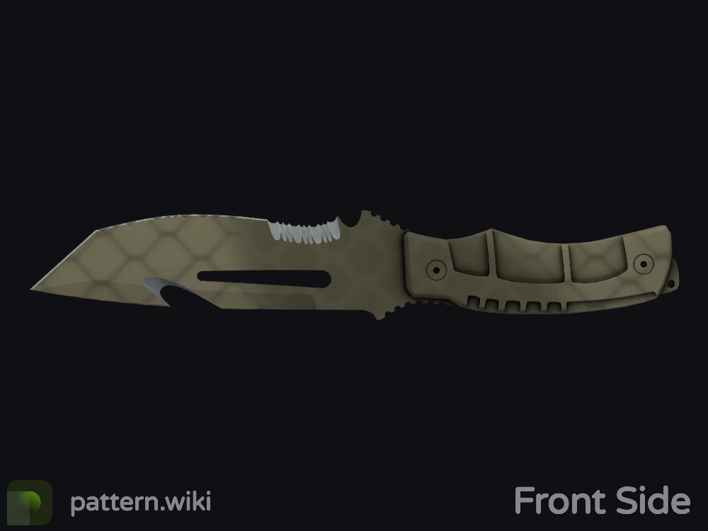 Survival Knife Safari Mesh seed 346