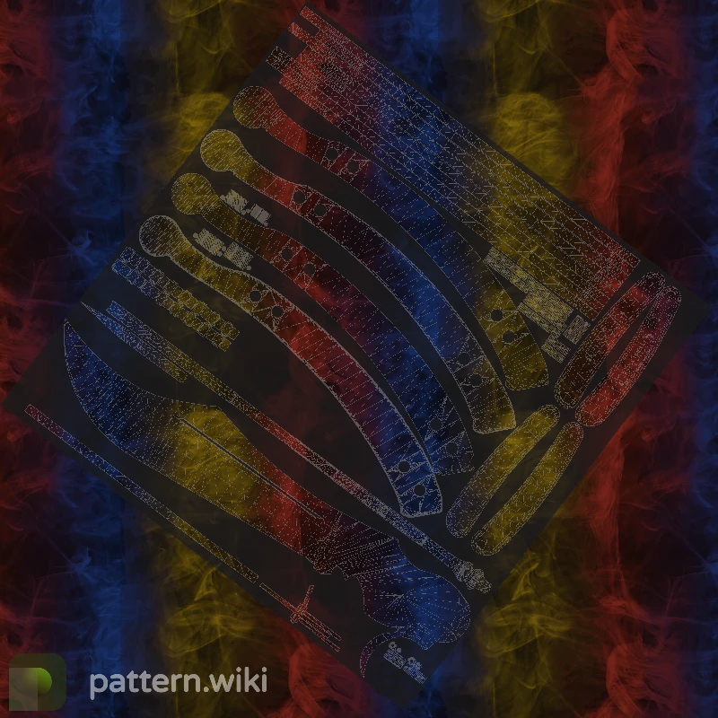 Butterfly Knife Marble Fade seed 430 pattern template