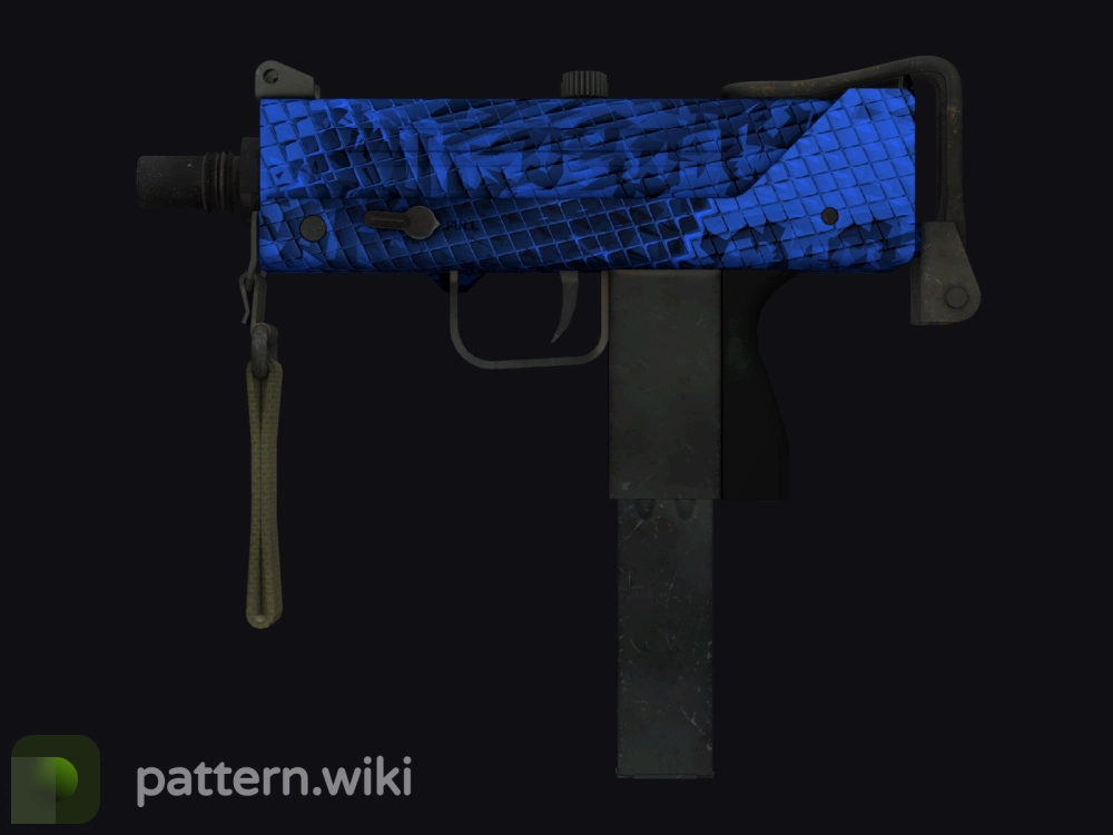 MAC-10 Lapis Gator seed 267