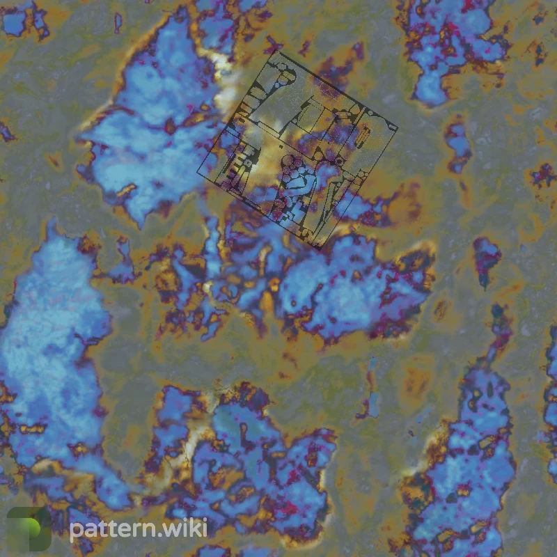 Five-SeveN Case Hardened seed 712 pattern template