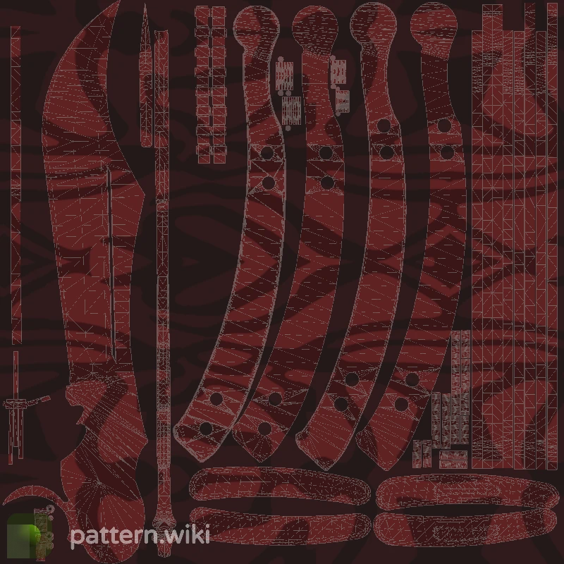 Butterfly Knife Slaughter seed 786 pattern template