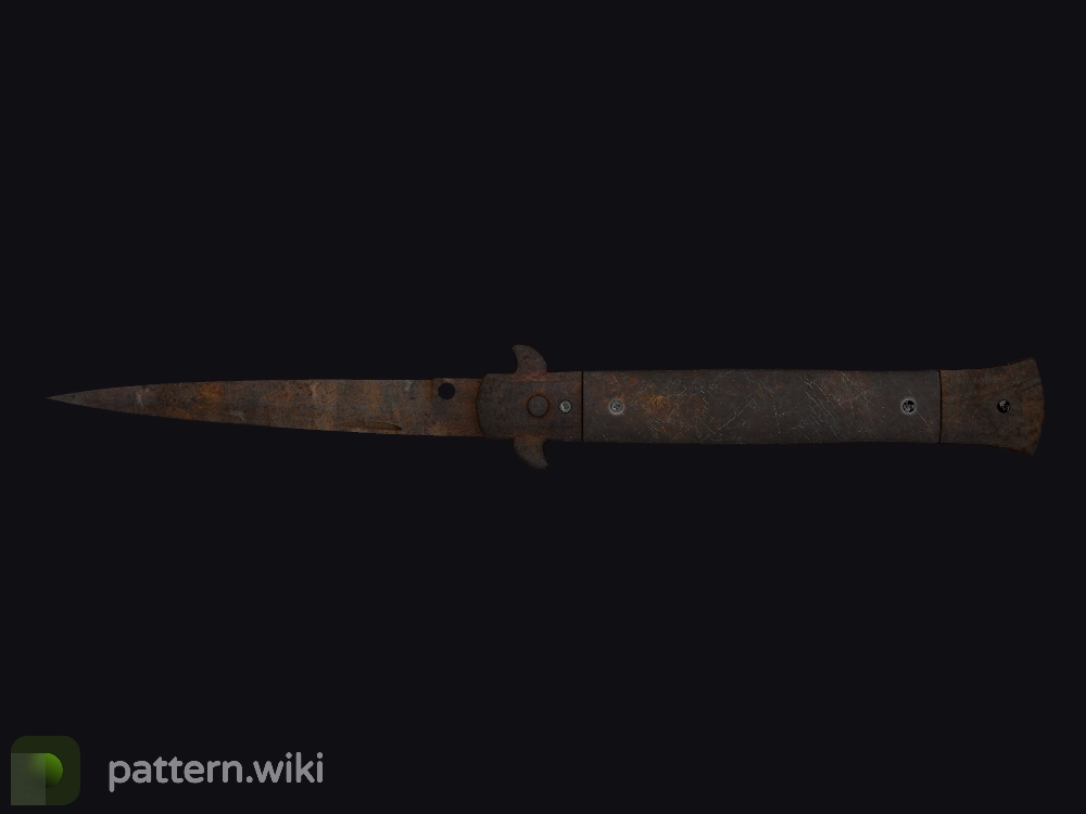 Stiletto Knife Rust Coat seed 807