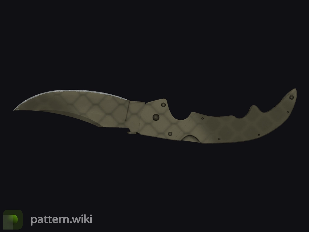 Falchion Knife Safari Mesh seed 131