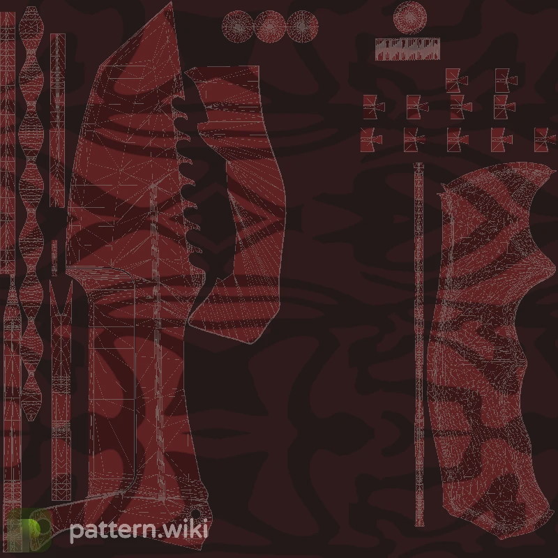 Huntsman Knife Slaughter seed 316 pattern template