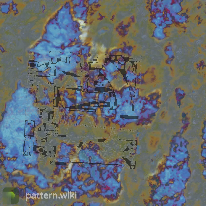 AK-47 Case Hardened seed 135 pattern template