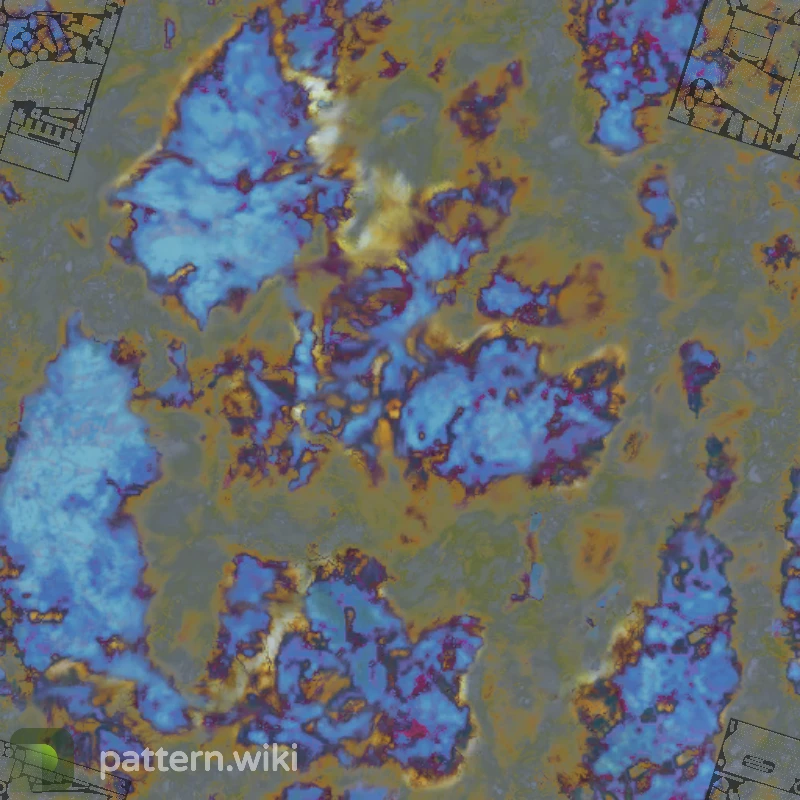 Five-SeveN Case Hardened seed 931 pattern template