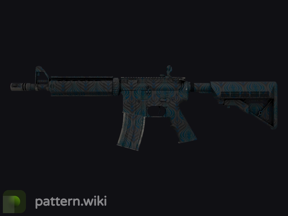 M4A4 Dark Blossom seed 288