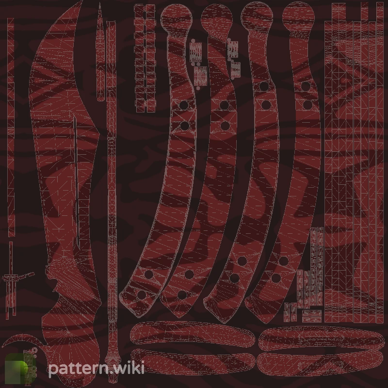 Butterfly Knife Slaughter seed 603 pattern template