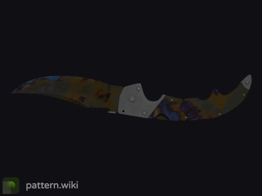 Falchion Knife Case Hardened seed 204