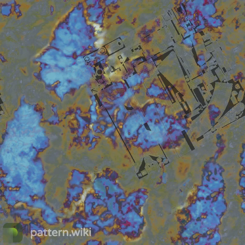 AK-47 Case Hardened seed 616 pattern template