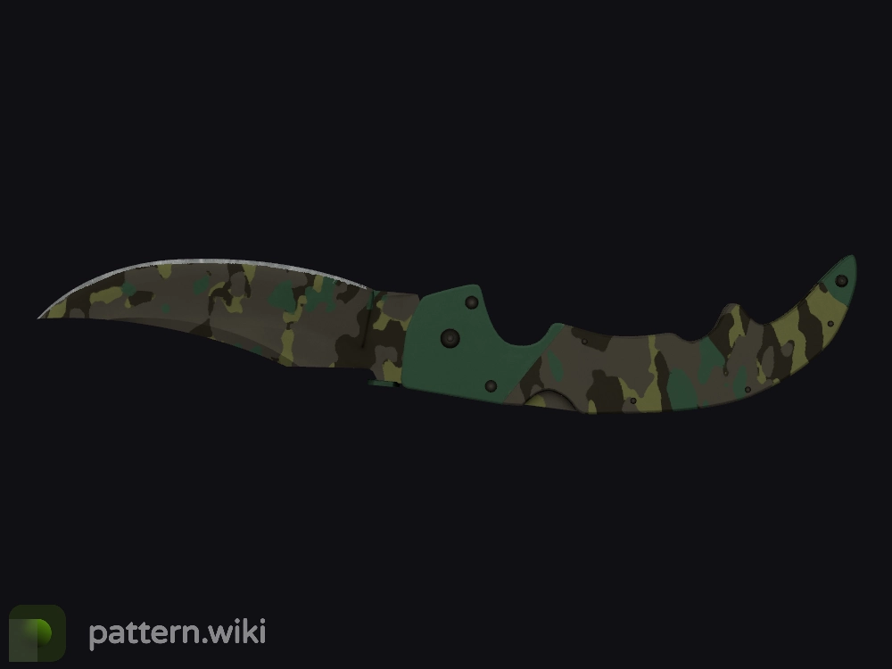 Falchion Knife Boreal Forest seed 424