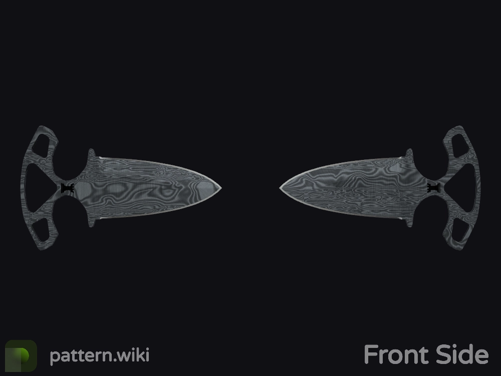 Shadow Daggers Damascus Steel seed 885