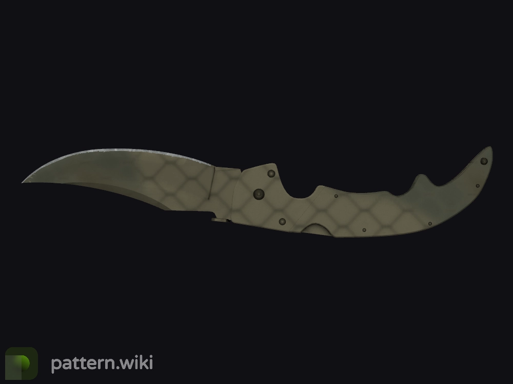 Falchion Knife Safari Mesh seed 414