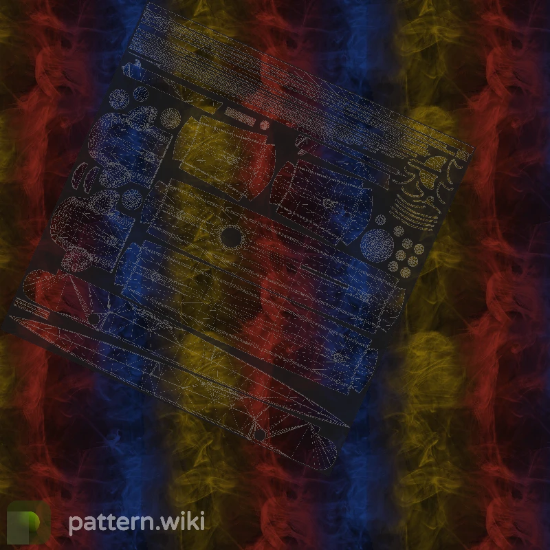 Stiletto Knife Marble Fade seed 62 pattern template