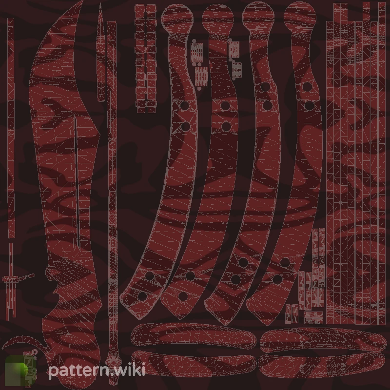 Butterfly Knife Slaughter seed 673 pattern template