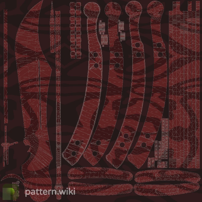 Butterfly Knife Slaughter seed 707 pattern template