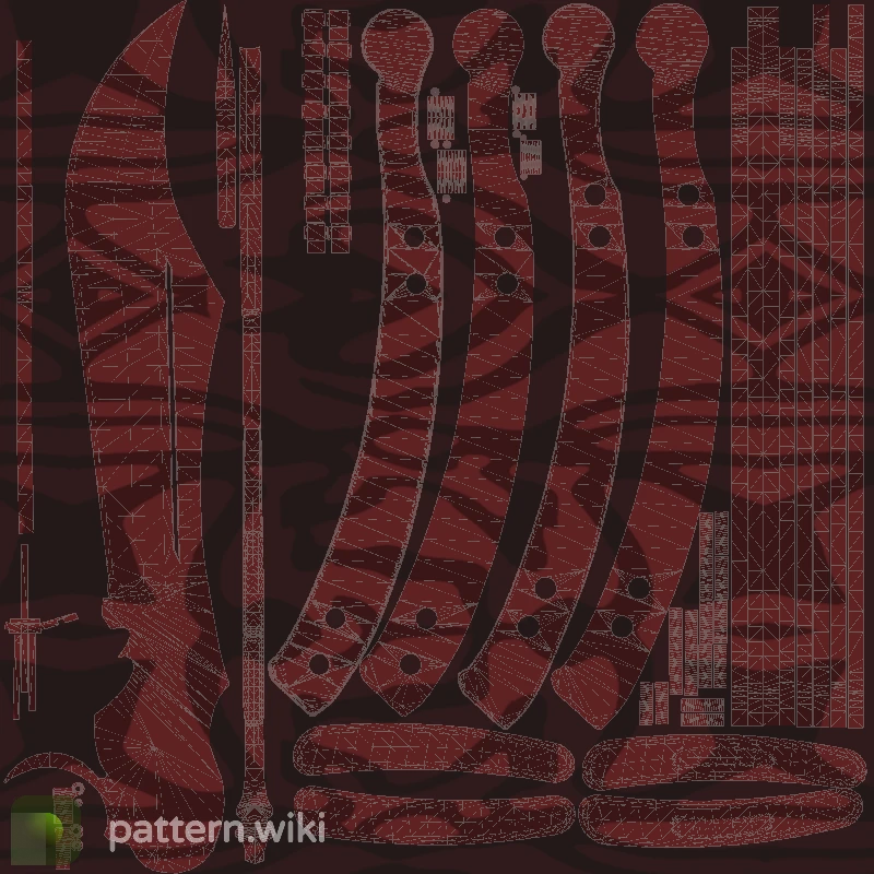 Butterfly Knife Slaughter seed 674 pattern template