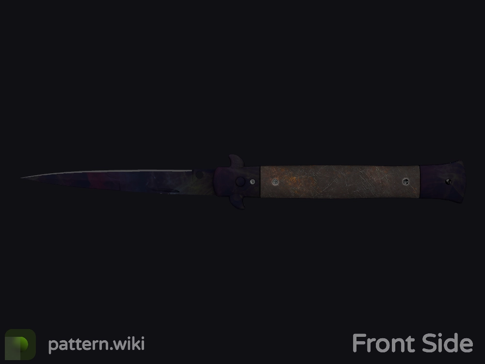 Stiletto Knife Doppler seed 654