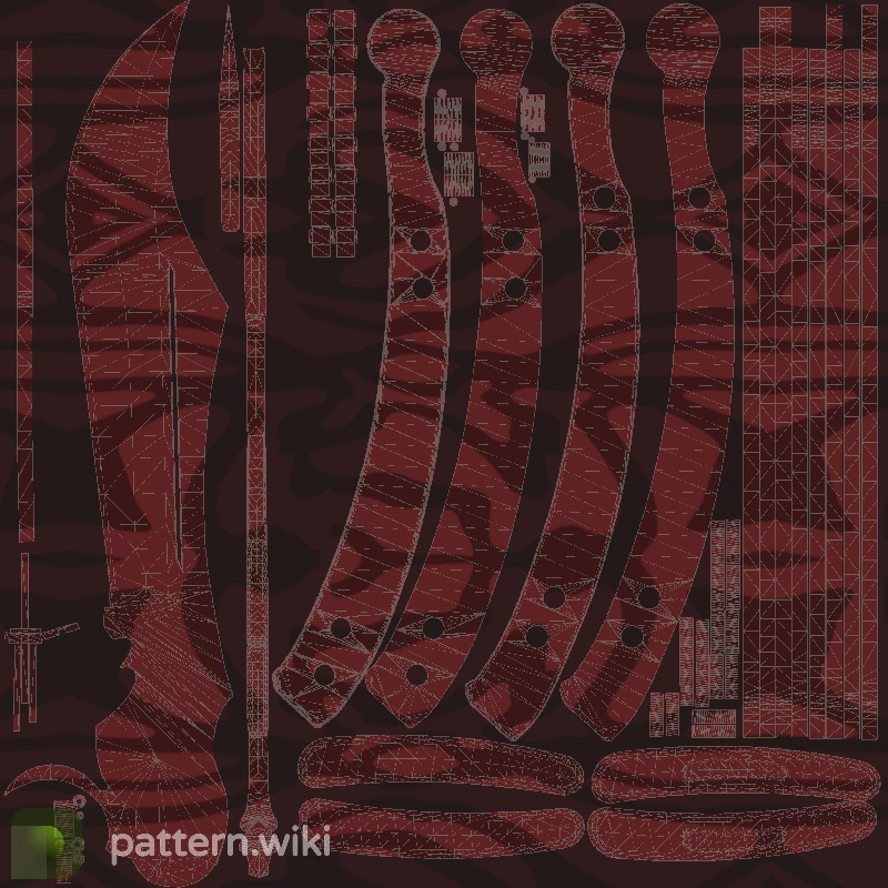 Butterfly Knife Slaughter seed 474 pattern template