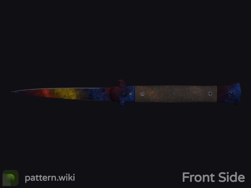 Stiletto Knife Marble Fade seed 218