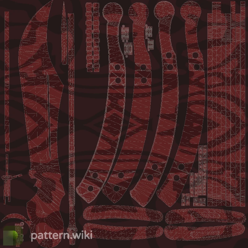 Butterfly Knife Slaughter seed 314 pattern template