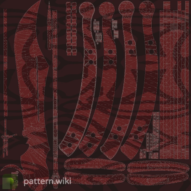 Butterfly Knife Slaughter seed 664 pattern template