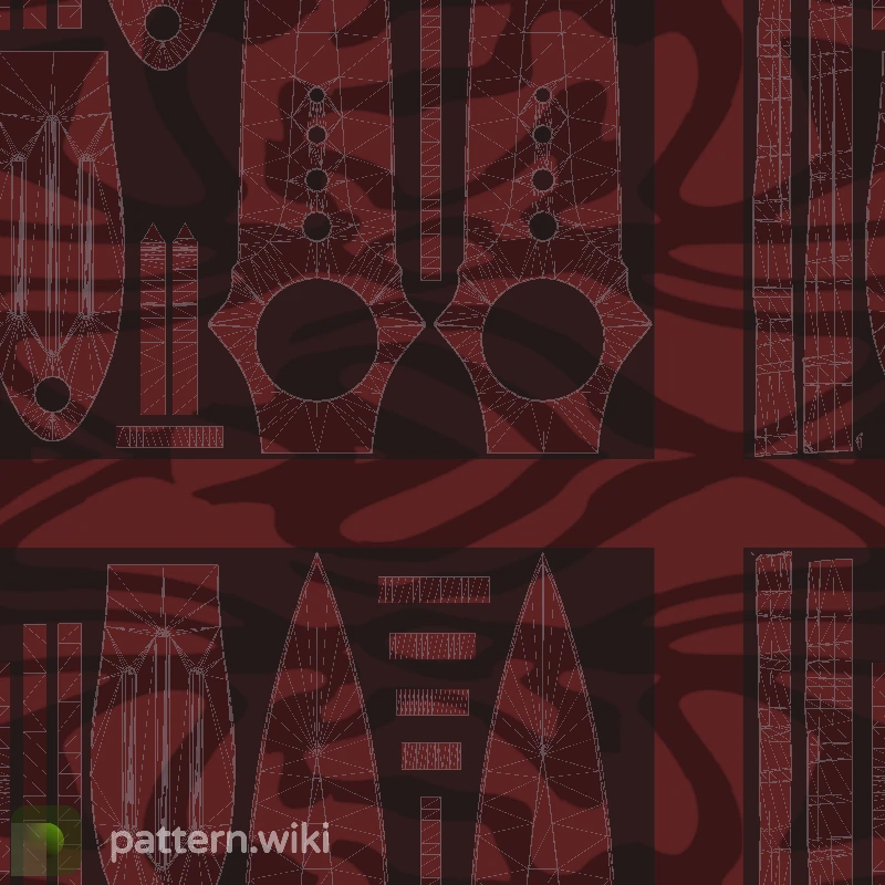 Skeleton Knife Slaughter seed 365 pattern template