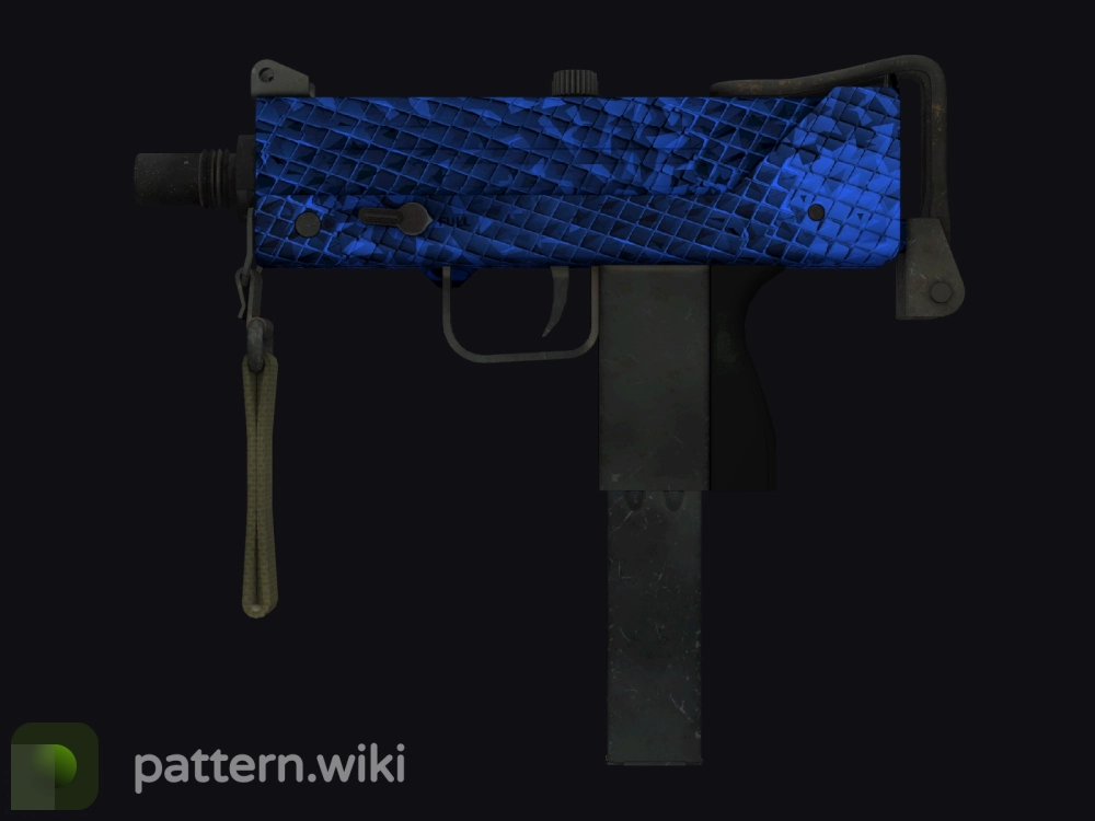 MAC-10 Lapis Gator seed 306