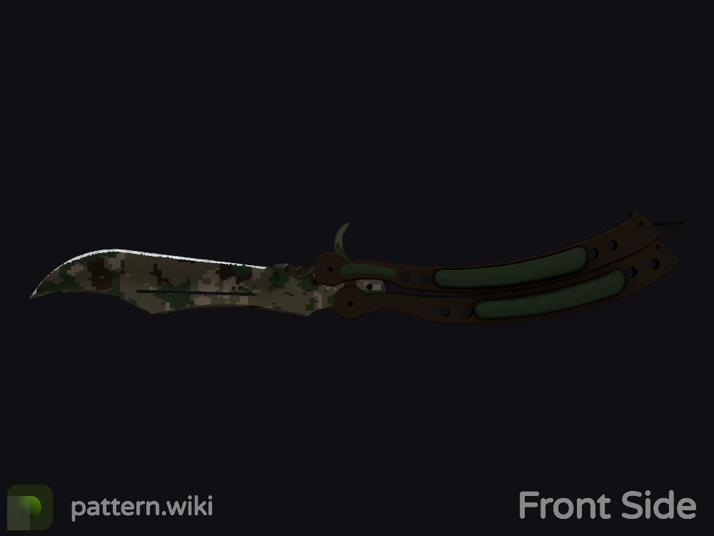 Butterfly Knife Forest DDPAT seed 160
