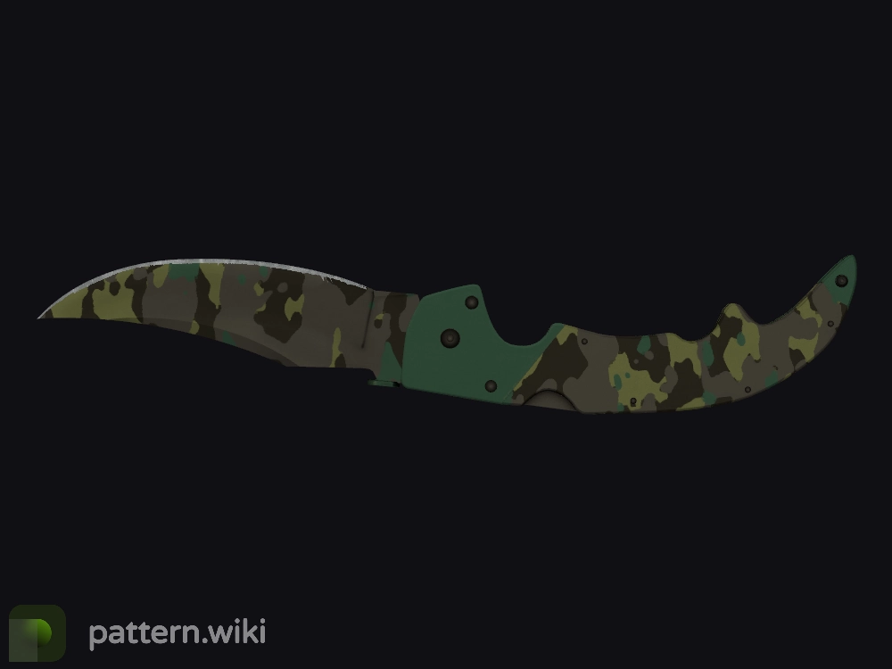 Falchion Knife Boreal Forest seed 55