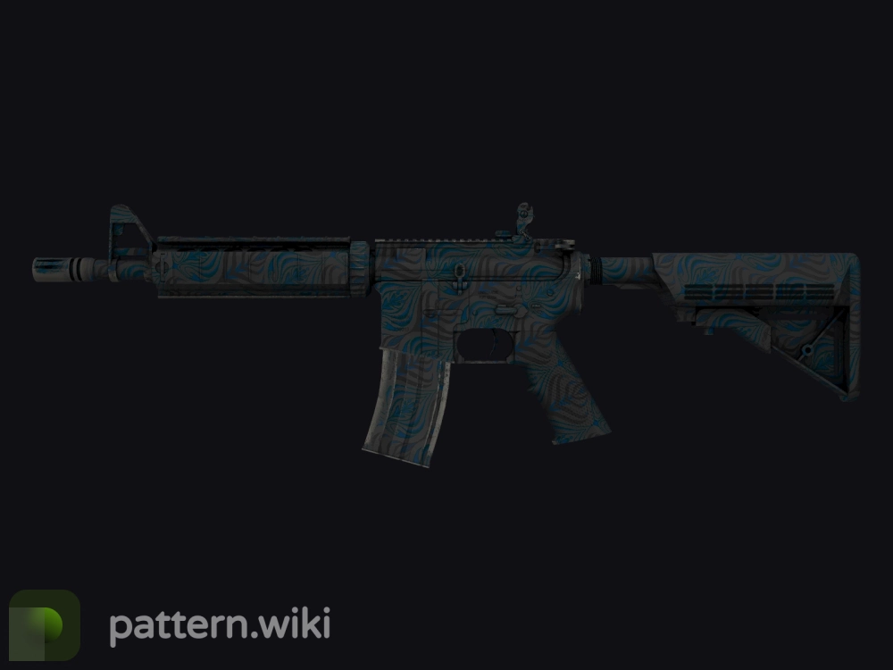 M4A4 Dark Blossom seed 337