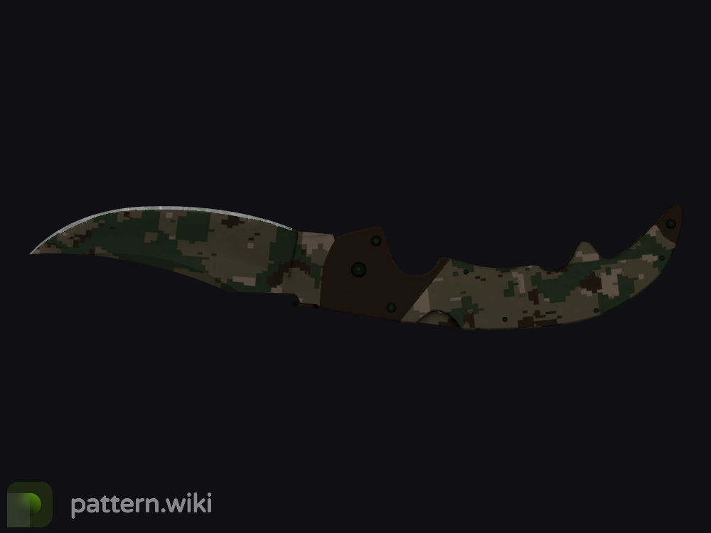 Falchion Knife Forest DDPAT seed 438