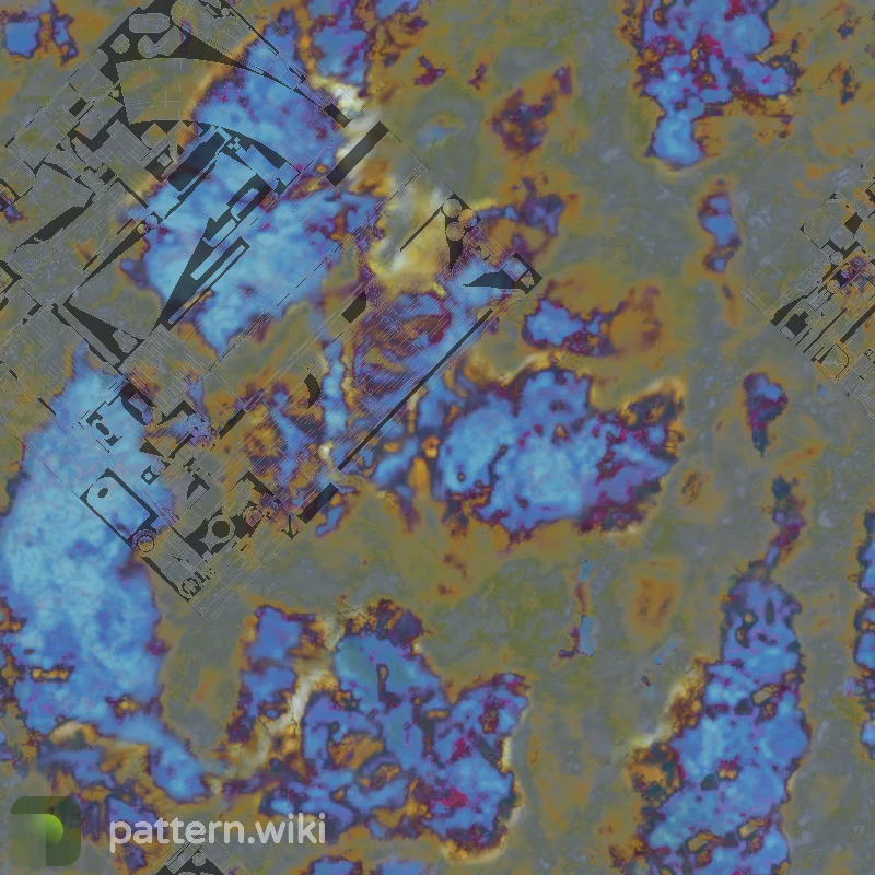 AK-47 Case Hardened seed 819 pattern template