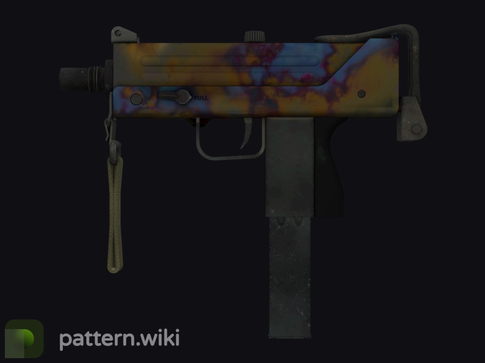 MAC-10 Case Hardened seed 196