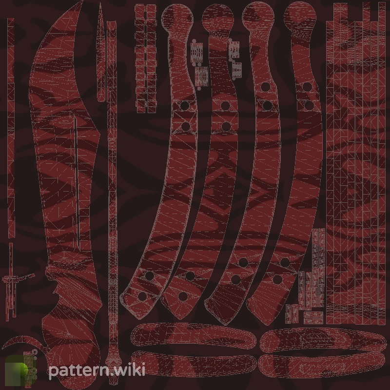 Butterfly Knife Slaughter seed 606 pattern template