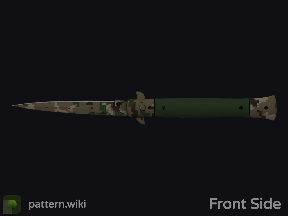 Stiletto Knife Forest DDPAT seed 621