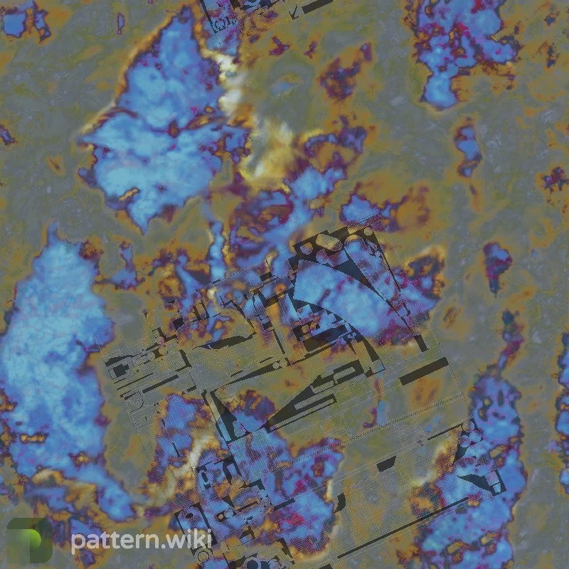 AK-47 Case Hardened seed 192 pattern template