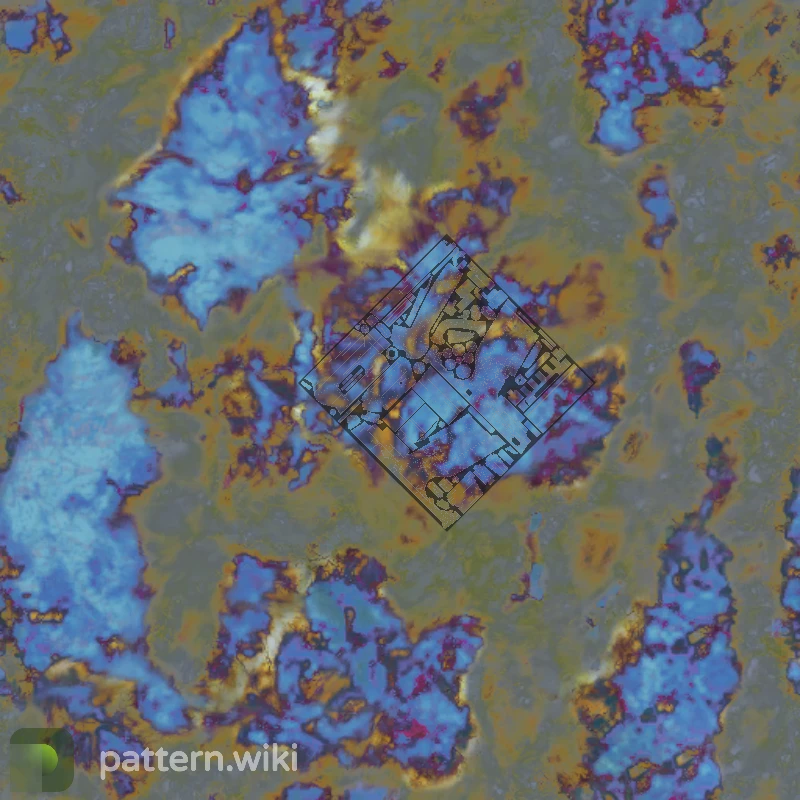 Five-SeveN Case Hardened seed 265 pattern template