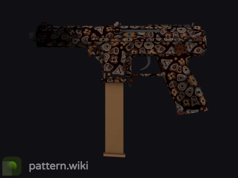 Tec-9 Orange Murano seed 496