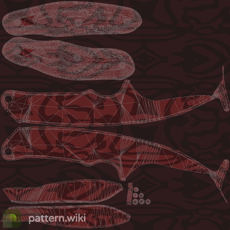 Gut Knife Slaughter seed 757 pattern template