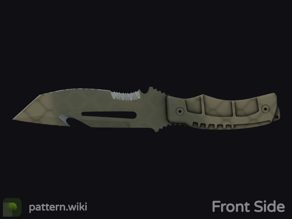 Survival Knife Safari Mesh seed 754