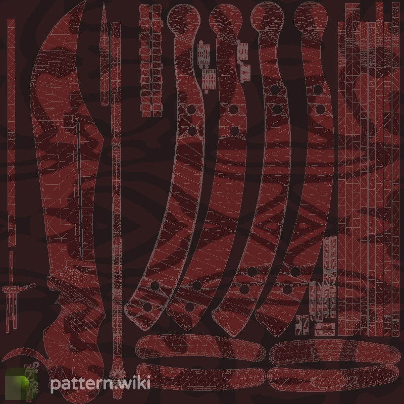 Butterfly Knife Slaughter seed 662 pattern template